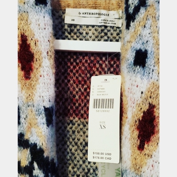 ANTHROPOLOGIE ANIMAL CARDIGAN (NWT) - Picture 9 of 10